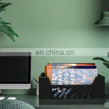 Acrylic Mail Letter Holder Box Tabletop File Folder Paper Storage Organizer Tray thumbnail-5