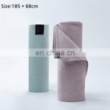Best Exercise Fitness Non Slip Sweat Absorbing Washable Yoga Mat  Women Rest Cloth Mat Dirty Outdoor Folding Travel Towel