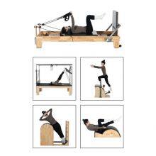 Body Pilates Reformer Set Balanced Professional Yoga Fitness Wood Pilates Machine Bed Chair Equipment for Home Workout thumbnail-5