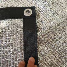 Silver Color Light Diffusing Aluminum Net Shade Cloth Sun Shade Netting Shade Mesh for Summer Outdoor Use thumbnail-2