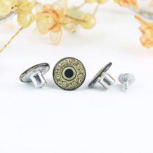 Hot Sale Brass Material 17mm Metal Jeans Button Custom Denim Buttons Buttons for Jeans thumbnail-5