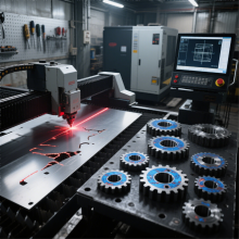 Precision Sheet Metal Cutouts & Holes for Electrical Control Cabinets