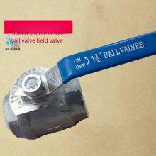 304 Stainless Steel Two-piece Internal Thread Ball Valve With Dial, 1000wog Control Valve thumbnail-1