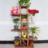 The New Wood Floor Flower Special Multi-layer Wooden Flower Pot Holder Real Balcony Plant Shelf Quality Choice thumbnail-3