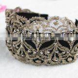 Fabric Lace Wide Fashion Headband Hairband Delicate Women Hair Accessories thumbnail-2
