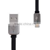 China Accesories Mobile Phone Alumium Flat Usb Cable Multifunctional Micro Usb Data Cable thumbnail-3