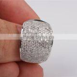 Custom Design Accepting Silver Love Ring Four Finger Ring thumbnail-2