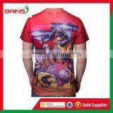 Custom Sublimation 3d Design T-shirts&100 Polyester t Shirts Made in China thumbnail-2