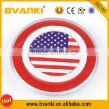 Telephone Manufacturer Import Cell Phones From China Charger Plates Wholesale Transparent LED Flashing Light Wireless Charger thumbnail-2