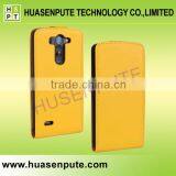 Express Vertical Flip Genuine Leather Case For LG G3 Beat thumbnail-1