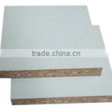 6-18mm melamine particle board, melamine paper faced chipboard