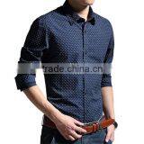 Factory Custom Cotton Latest Formal Shirt Designs for Men 2016 thumbnail-5