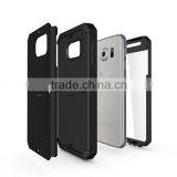 Premium Armored Tank Style Case Combo PC+TPU Kickstand Mobile Back Cover Case For Samsung Galaxy S6 With Screen Protector thumbnail-4