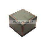 Seamed Tube Leather Watch Box With Pillow thumbnail-5