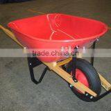 Wooden Handle Wheel Barrow WH6601 thumbnail-1