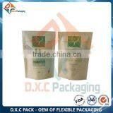 Food Safe Custom Kraft Paper Foil Bag Free-standing thumbnail-3