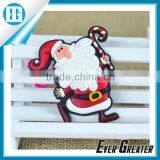 Customized Colorful Promotional Pvc Fridge Magnet for Father Christmas
