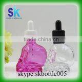 High Qaulity e Cigarette Liquid Bottle 30ml Skull Dropper Bottle thumbnail-1