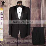 High Quality High-end Italian Style Direct Manufacturer OEM One Button Formal Wear Two Pieces Wedding Dress Suits For Men Quality Choice thumbnail-3