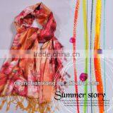 2015 Spring Lady's Double Layer Scarf