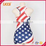 Printing American Flag Tank Top,Sexy Ladies Fancy Tops,Gym Singlets Quality Choice thumbnail-3