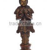 Welcome Lady With Hands Folded 22"