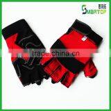 China Competive Price Red Fingerless Sports Bicycle Gloves thumbnail-6