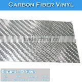 Factory Directly Sell Removable 4D Carbon Fiber Chrome Stickers For Cars thumbnail-2