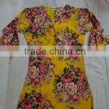 Cotton Flower Printed Ladies Tops for Summer From India thumbnail-1