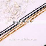 2016 High Quality Aluminum, Brass, Stainless Steel Box Chain For Body Chain Fewelry thumbnail-1