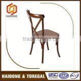 Gold Supplier Wedding Decorations Birch Cross Back Dining Chair thumbnail-6