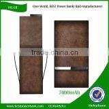 2016 Outdoor Leather Power Bank Battery Charger for Mobile thumbnail-2