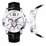 2016 24 mm Genuine Leather Miyota OS20 Sport Watch thumbnail-5