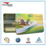 Metal Material and Tinplate Metal Type Candy Box With Pvc Window on Top thumbnail-1