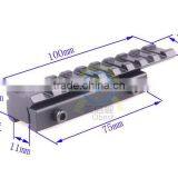 New Dovetail Weaver Picatinny Rail Adapter 11mm to 20mm Tactical Scope Extend Mount thumbnail-4