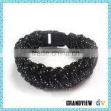 Wholesale Customized Good Quality Woven Paracord Bracelet thumbnail-2