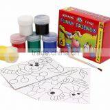 Gouache, Poster Paint, Poster Color 6 Colors, 120ml With Color Pages thumbnail-1