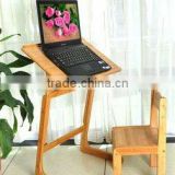 adjustable bamboo compute desk