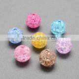 Clear Crackle Acrylic Ball Beads for Jewelry Making(CACR-R008-8mm-M) thumbnail-1
