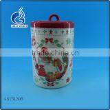 Kitchen Storage Jars Decorative Ceramic Tea Sugar Coffee Canister Wholesale