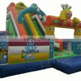Giant Inflatable Water Slide For Water Park , Inflatable Bouncer Slide , giant inflatable water slide for ault