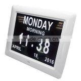 Extra-Large Memory Loss Digital Calendar Day Clock 7 Inch 8 Inch 10 Inch Photo Lcd Frame Auto Dim Brightness thumbnail-1