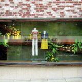 Artificial Plant Wall For Shopping Mall Window Display