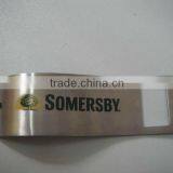 Stainless Steel Wine Corkscrew, Flat Bottle Opener thumbnail-1