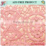 Dark Color Fashion Eyelet Embroidery Fabric Chemical Lace Fabric for Garment thumbnail-5