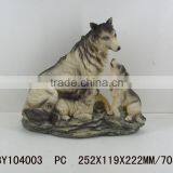 Wild Animal Ornaments Polyresin Wolf thumbnail-3