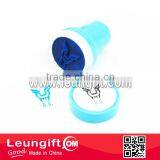 Blue Plastic Stamp With Blue Ink Stamper