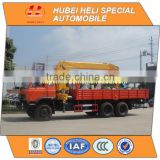 DONGFENG 6x6 5 tons XCMG crane truck with crane B190 33 190hp