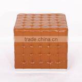 Living Room Leather Step Ottoman Home Furniture