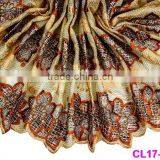 CL17-54 Multicolor Wonderful Flower Pattern Organza Lace for Halloween Dress French Lace Fabric thumbnail-5
